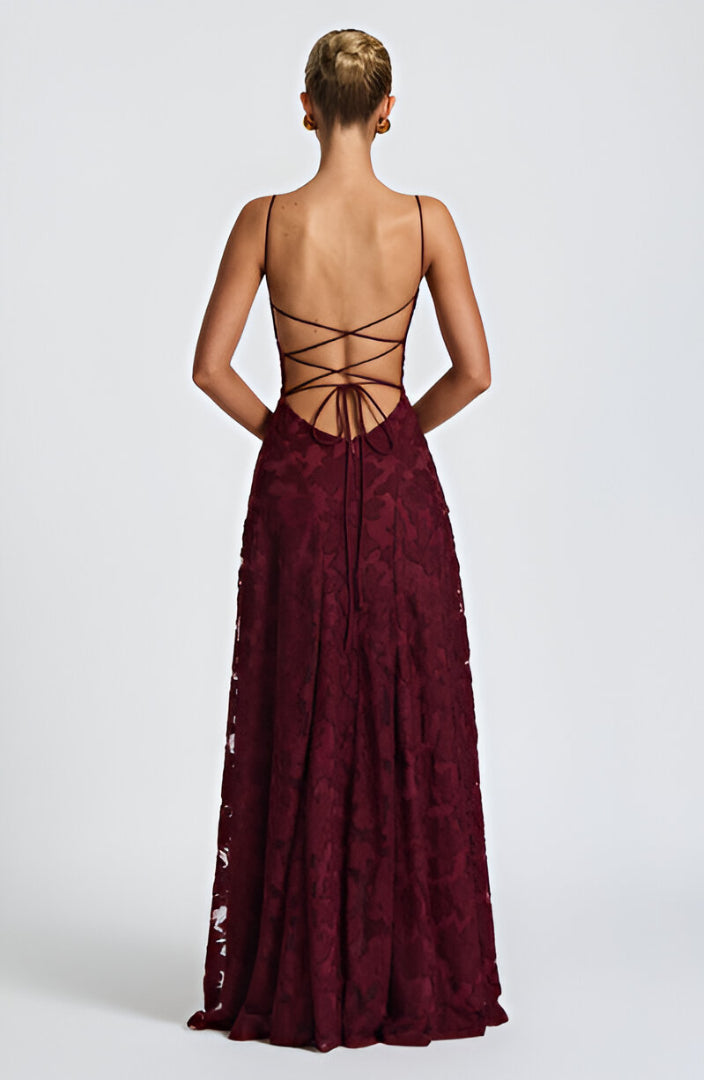 Phoebe | Long Dress with Lace Corset