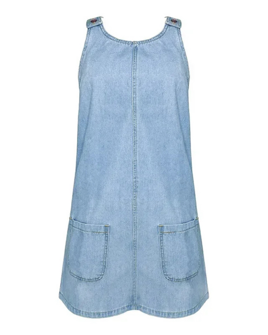 Jane | Denim Dress with Flattering Cut
