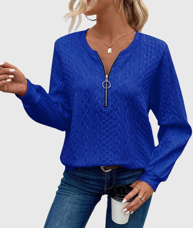 Harmony | Sweater with Zipper