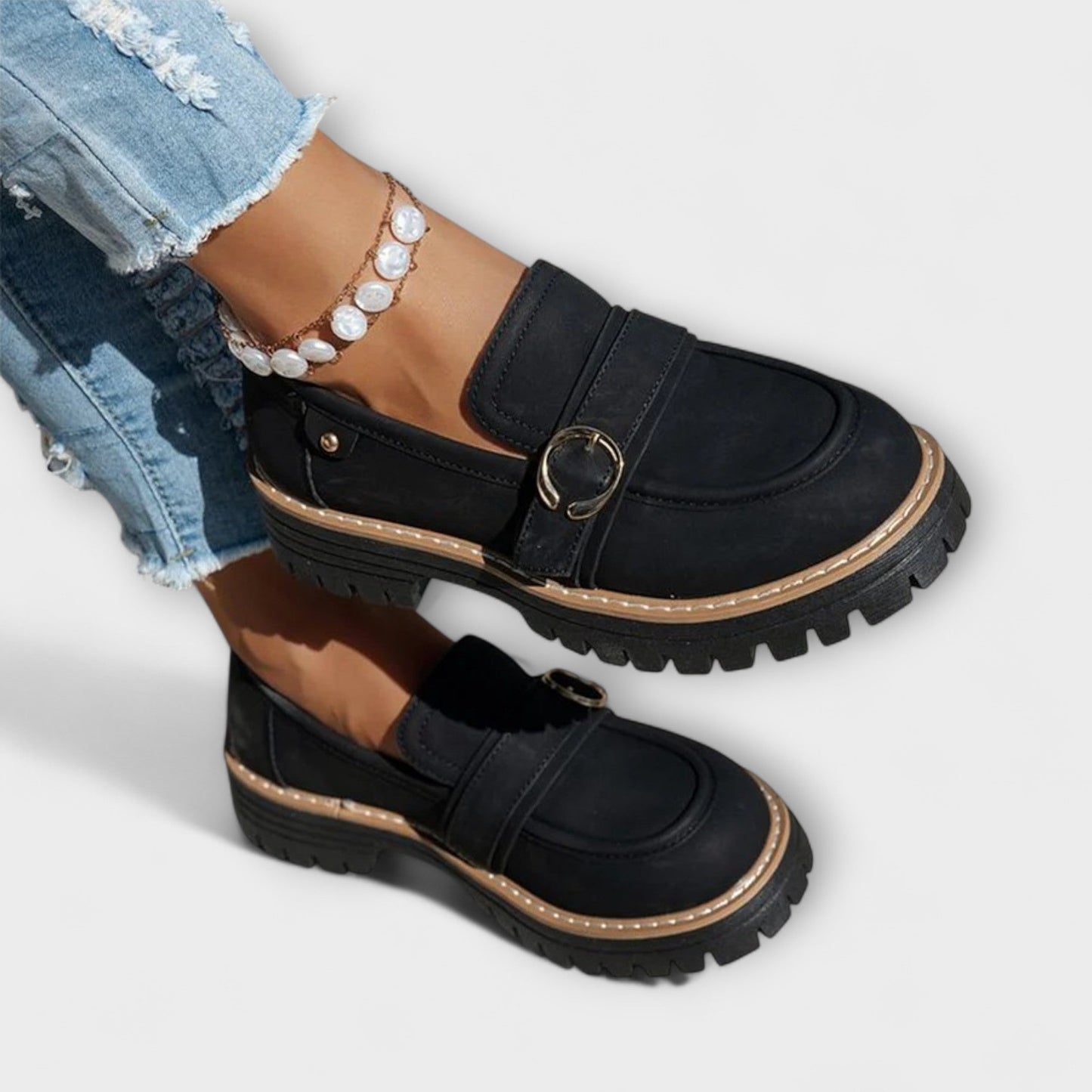 Lora – Casual Loafers with Round Toe