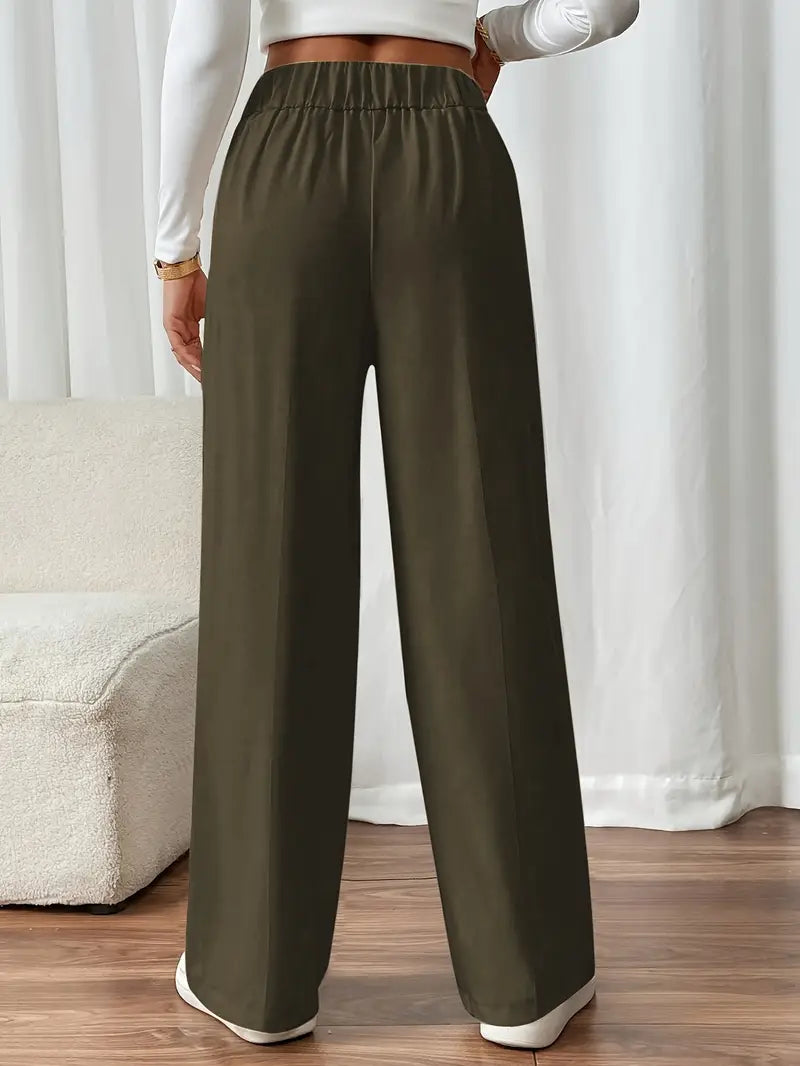 Presley | Comfortable Wide Leg Pant With Pockets