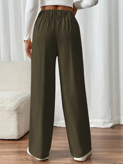 Presley | Comfortable Wide Leg Pant With Pockets