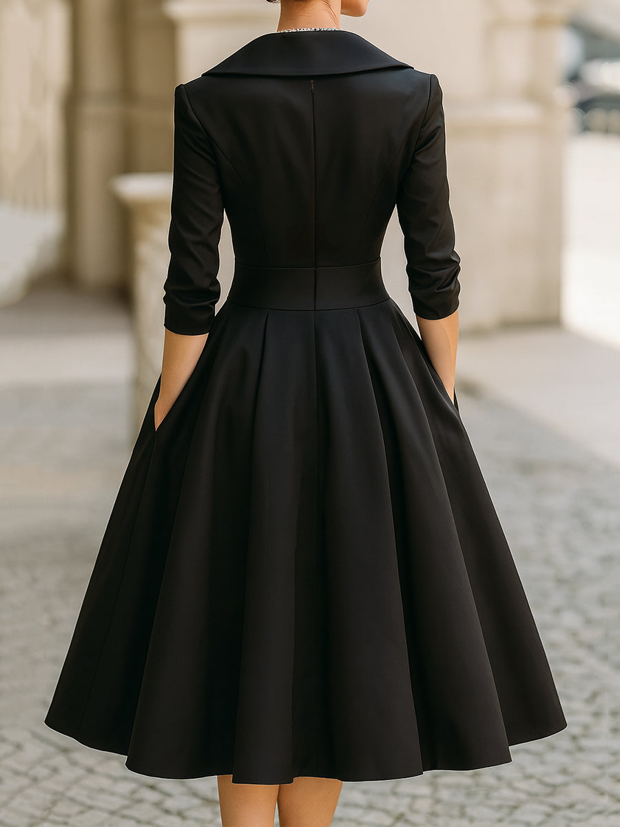 Gracie | Midi Satin Dress