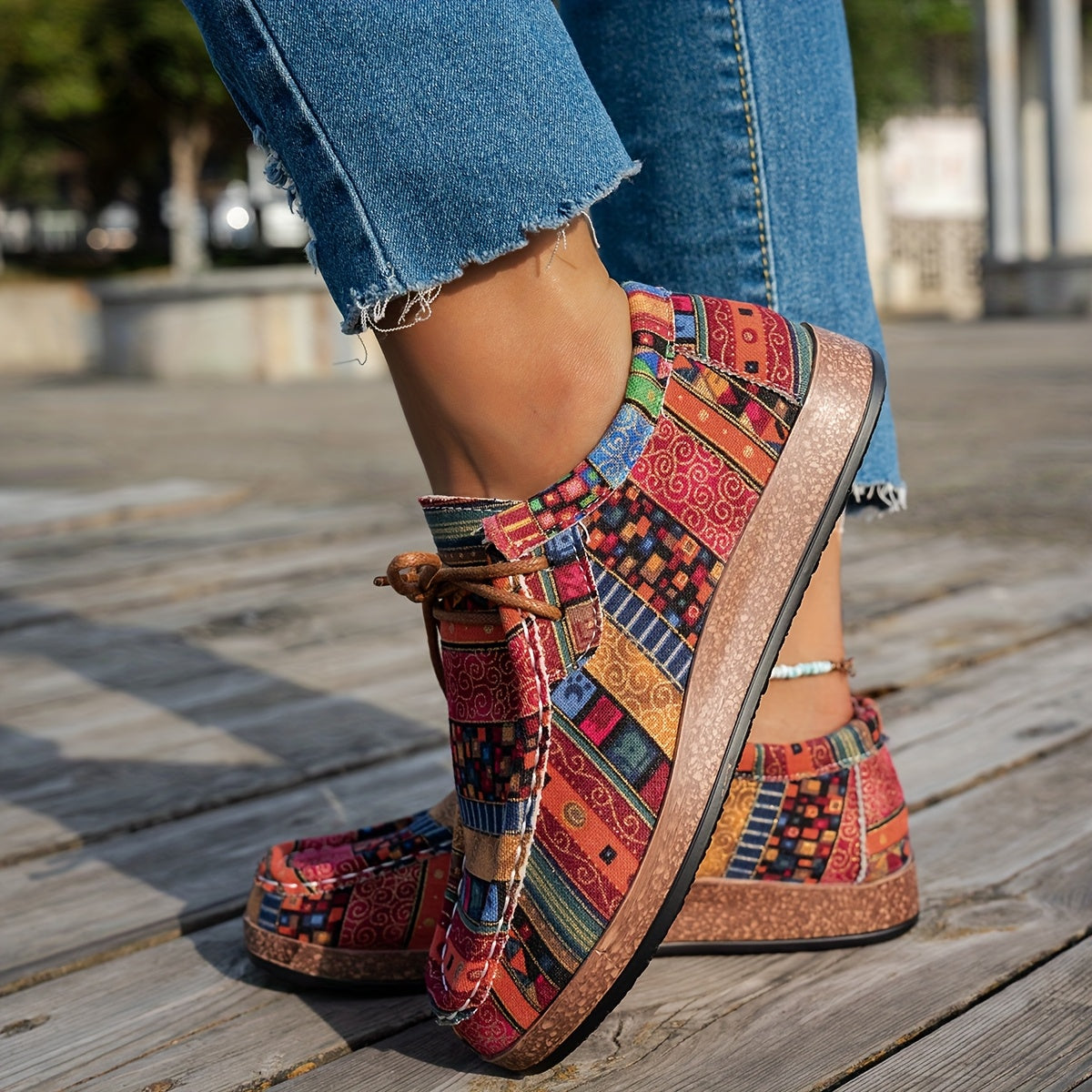 Alaia | Colorful Retro Women's Shoes