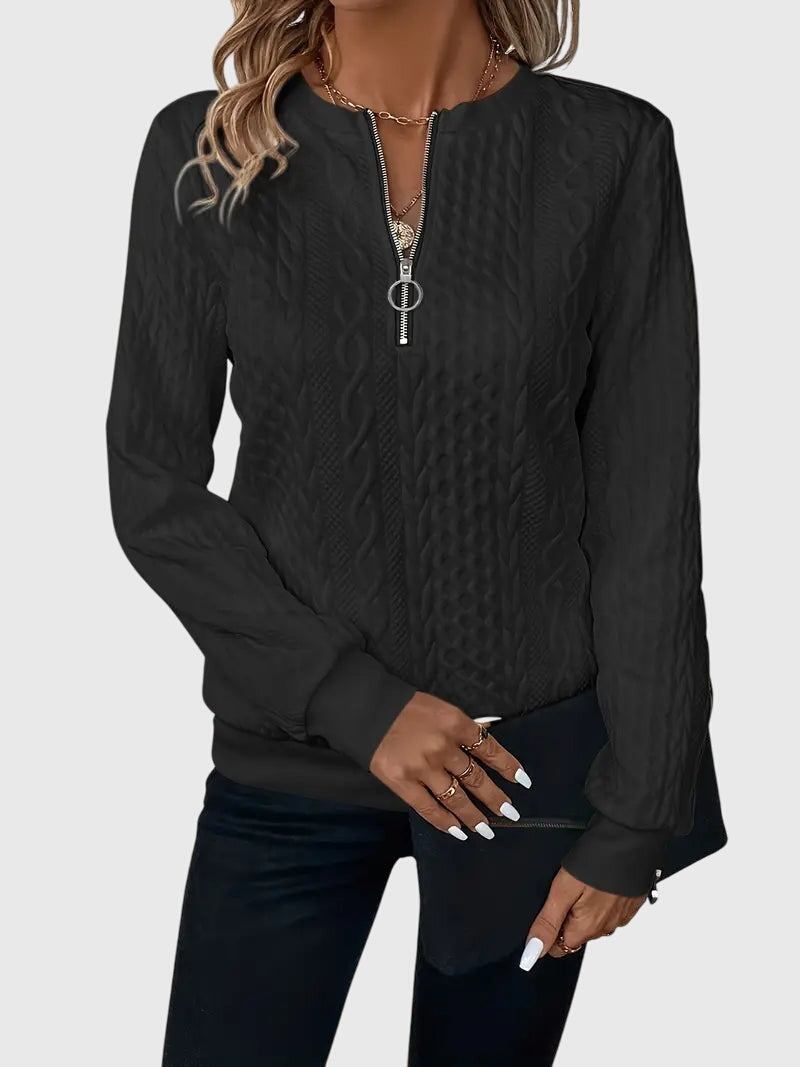 Harmony | Sweater with Zipper