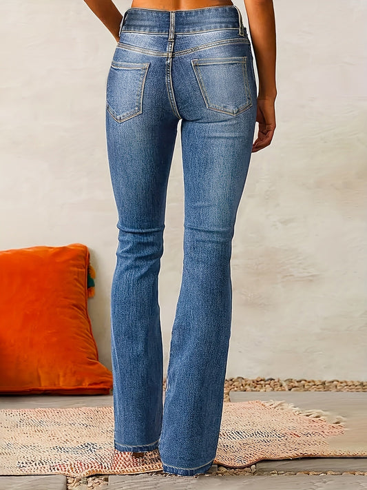 Melanie | High Waisted Flared Jeans
