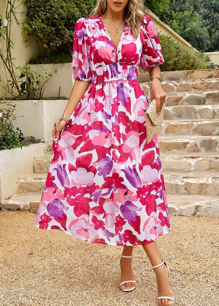 Jessica | Elegant Floral Dress
