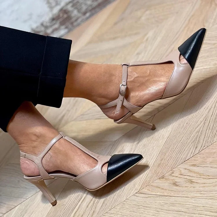 Evrardine | Bicolored Pointed Pump