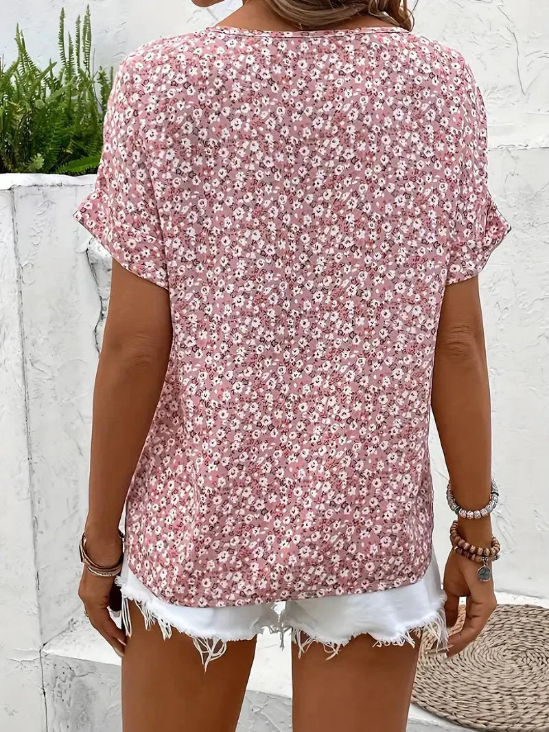 Amelia | Wildflower Notch Blouse