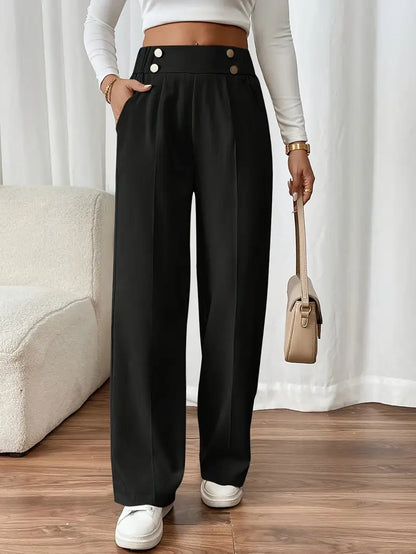 Presley | Comfortable Wide Leg Pant With Pockets