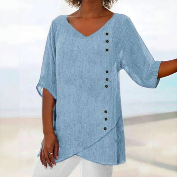 Dahlia | Casual Irregular Blouse