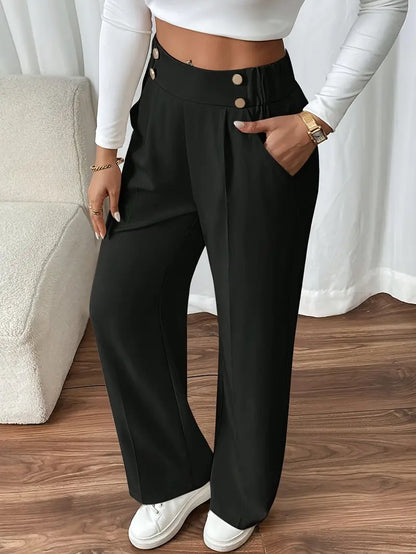Presley | Comfortable Wide Leg Pant With Pockets