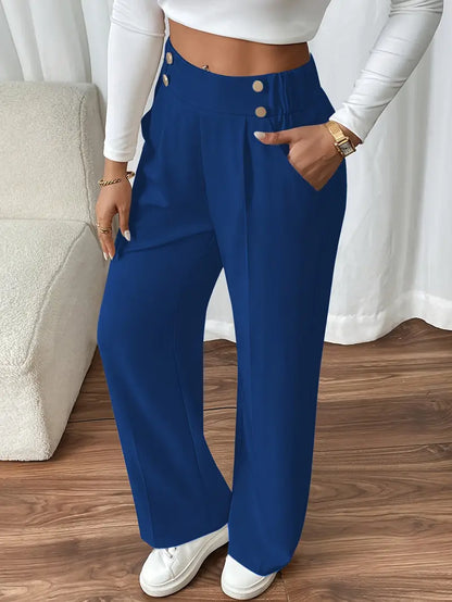 Presley | Comfortable Wide Leg Pant With Pockets
