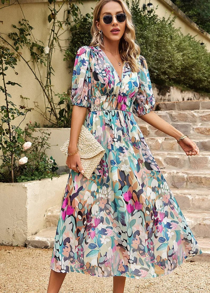 Jessica | Elegant Floral Dress