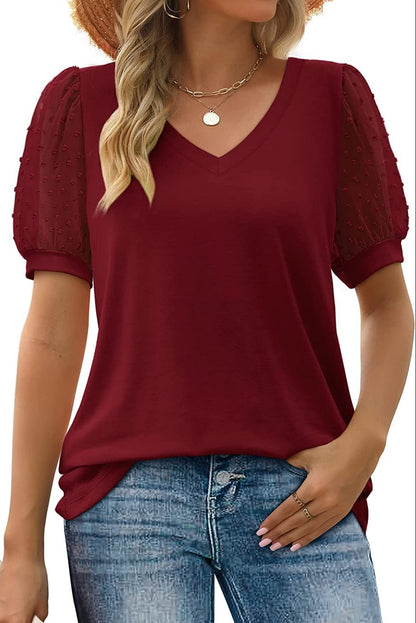 Aurora | Sleek V-Neck Blouse