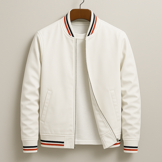 Rufus | Elegant Striped Bomber Jacket