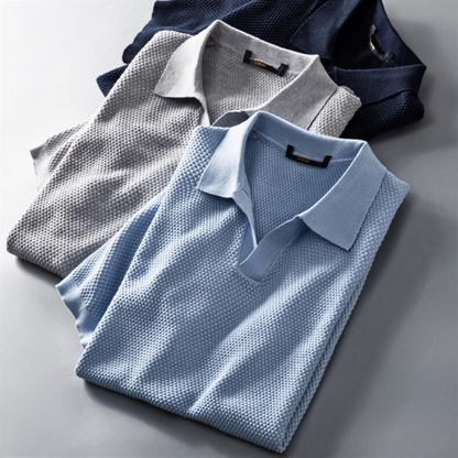 Sebastian | Knitted Polo Shirt