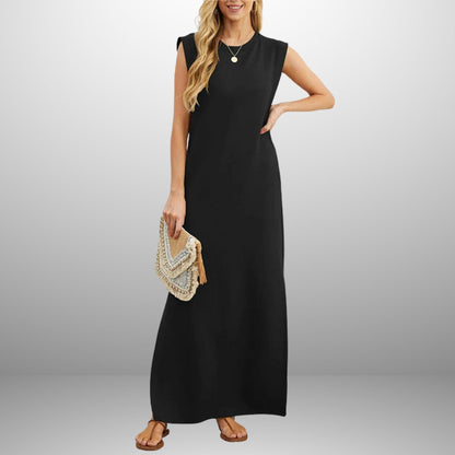 Olivia | Long Flowing Wrinkle-Free Dress