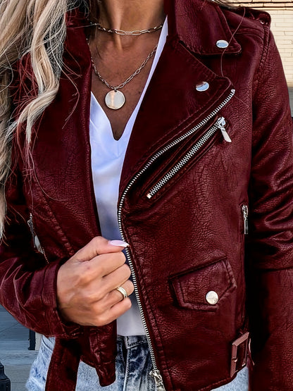 Jenny | Classic Leather Jacket