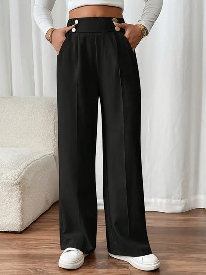 Presley | Comfortable Wide Leg Pant With Pockets