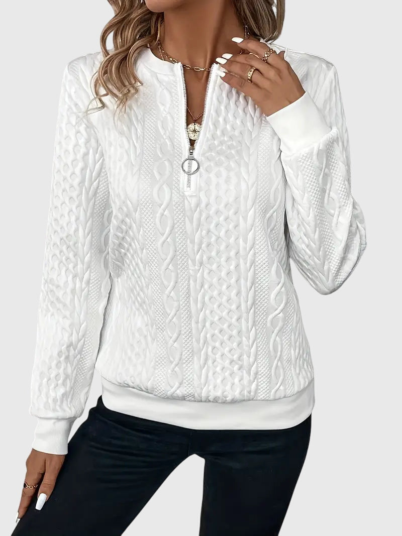 Harmony | Sweater with Zipper