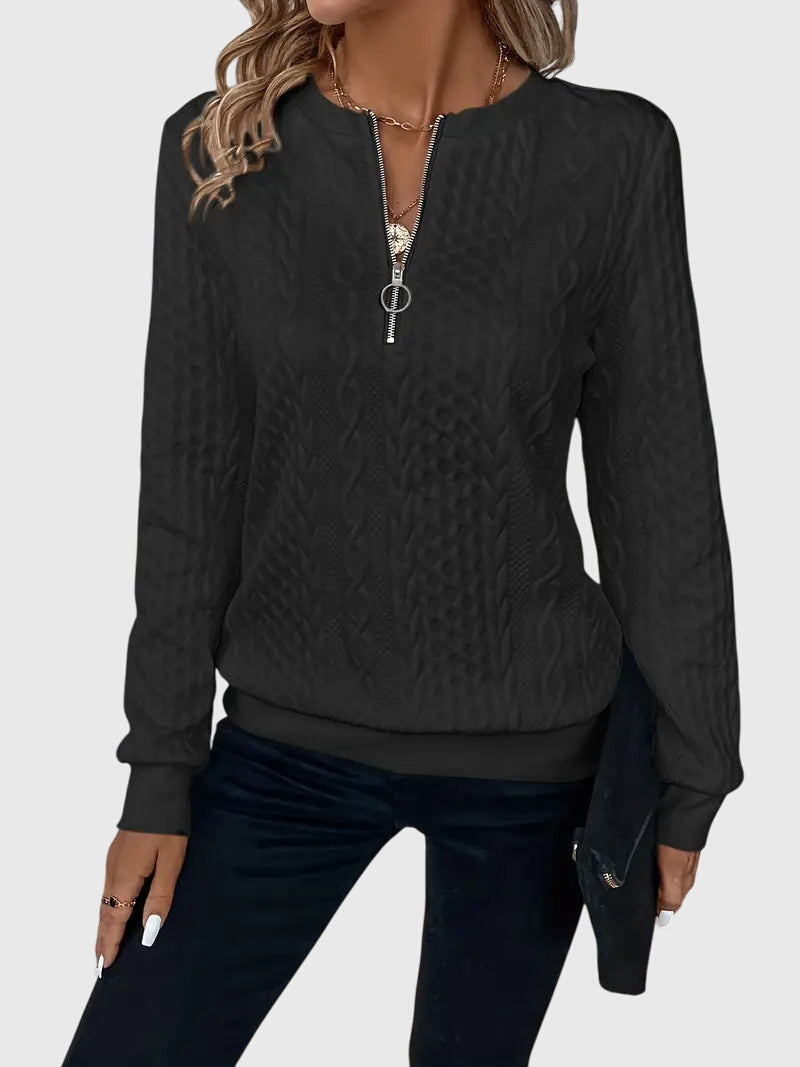 Harmony | Sweater with Zipper