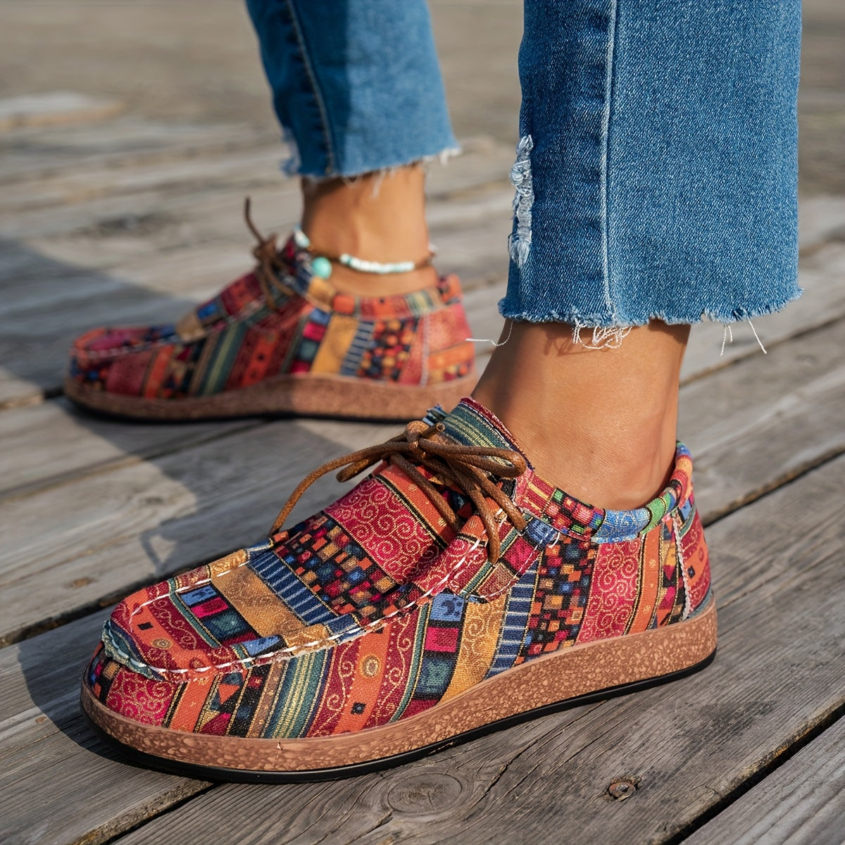 Alaia | Colorful Retro Women's Shoes