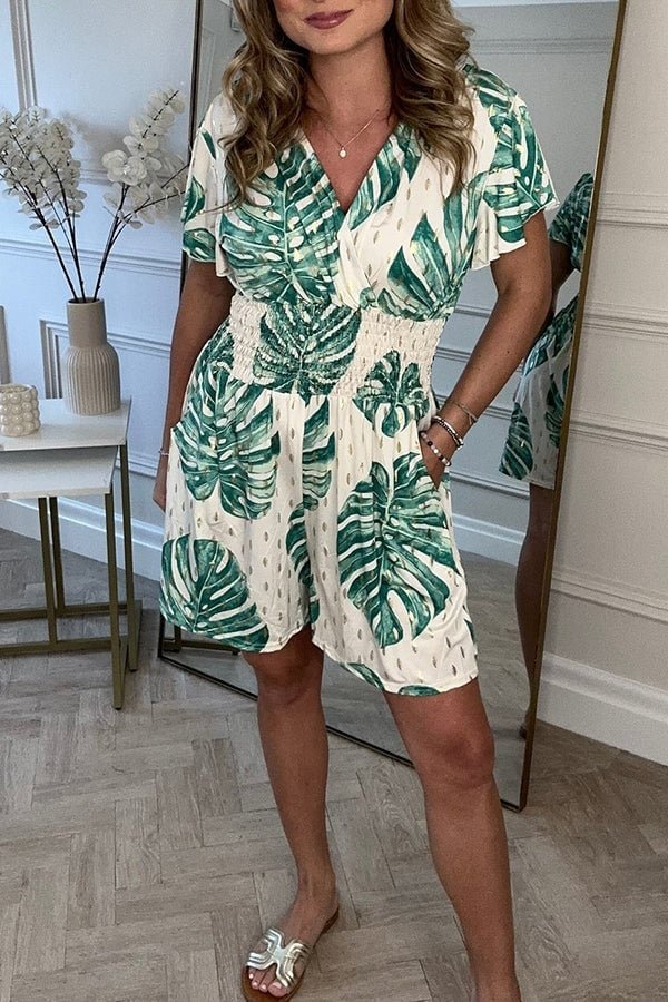 Brooklyn | Chic Leaf Print