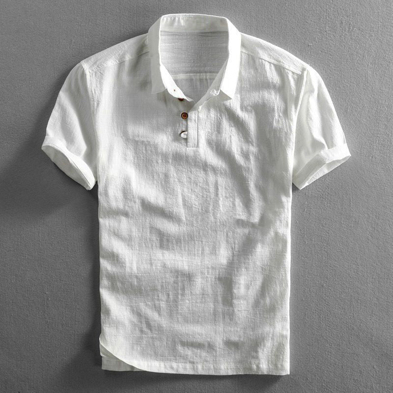 Brandon | Linen Polo