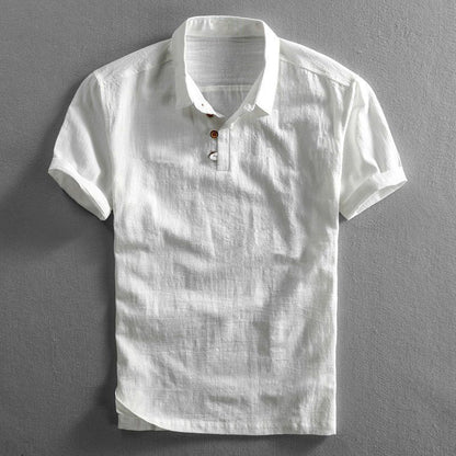 Brandon | Linen Polo
