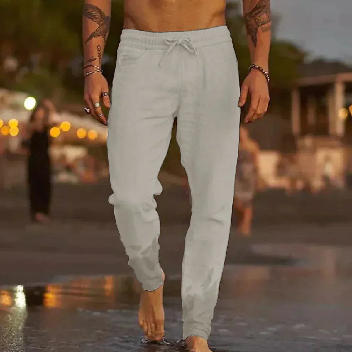 Jaxon | Linen Beach Pants