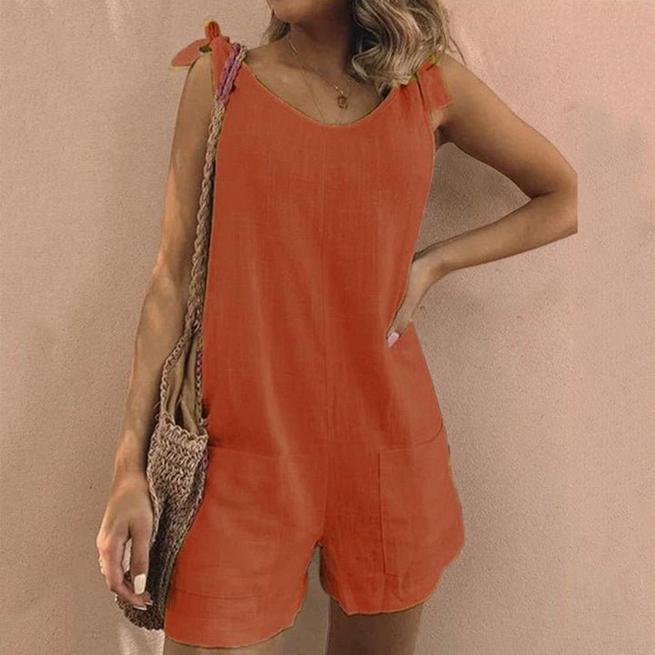 Callista | Bow Strap Pocket Playsuit