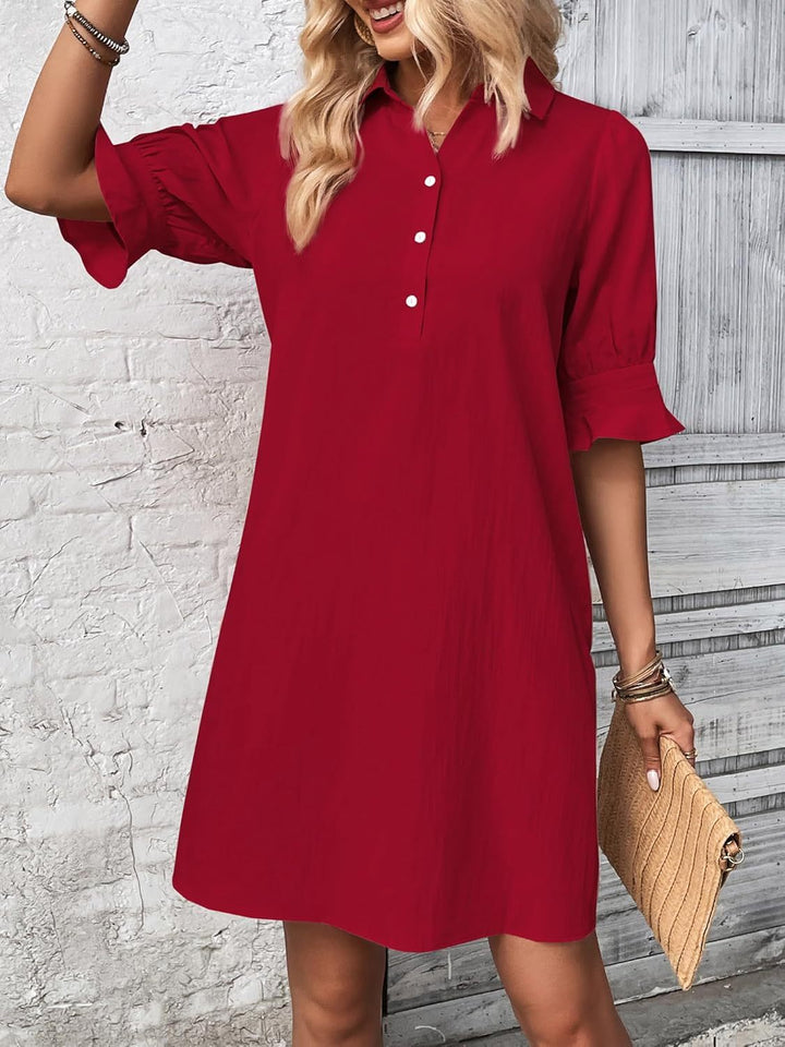 Kylie | Elegant Ruffle Dress