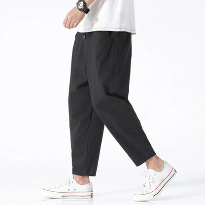 Abram | Cropped Linen Pants