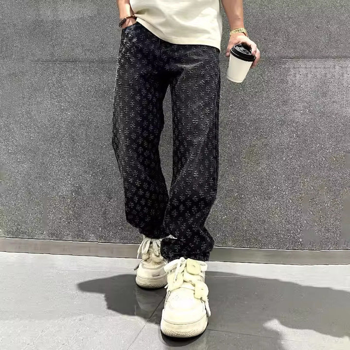 Zayden | Jacquard Denim Jeans