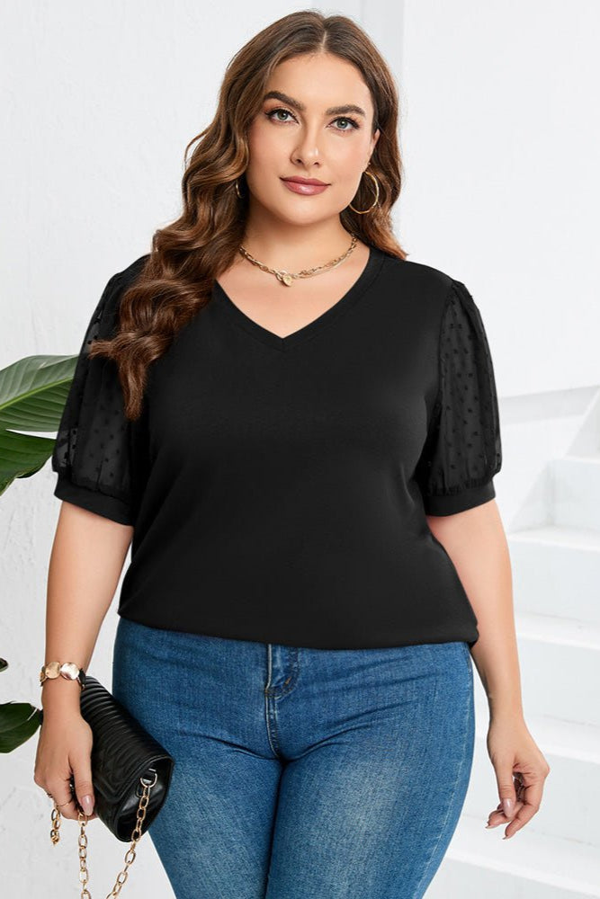 Aurora | Sleek V-Neck Blouse