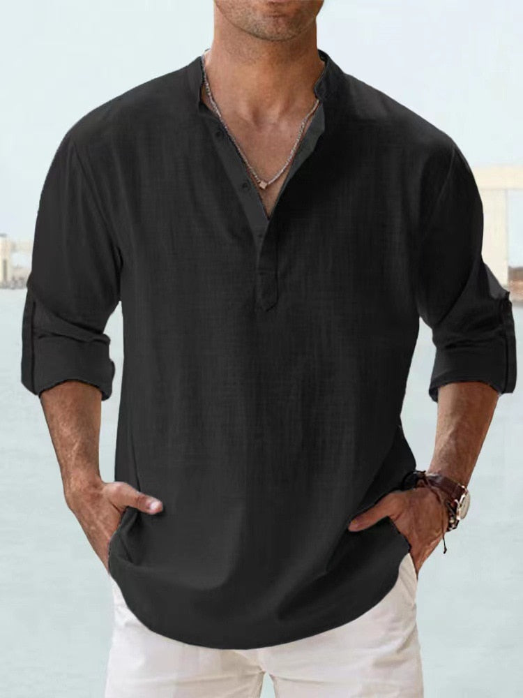 Landon | Breathable Linen Shirt
