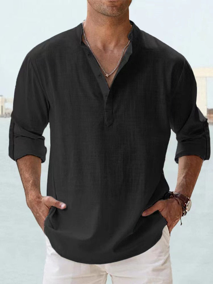 Landon | Breathable Linen Shirt
