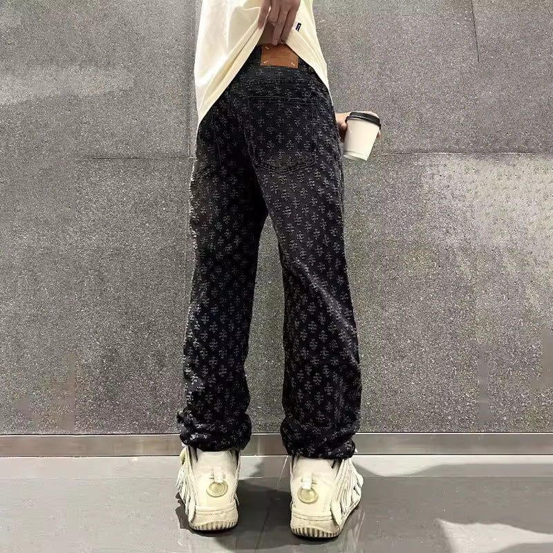 Zayden | Jacquard Denim Jeans