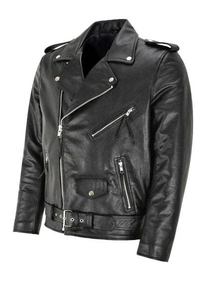 Sam | Classic Leather Jacket