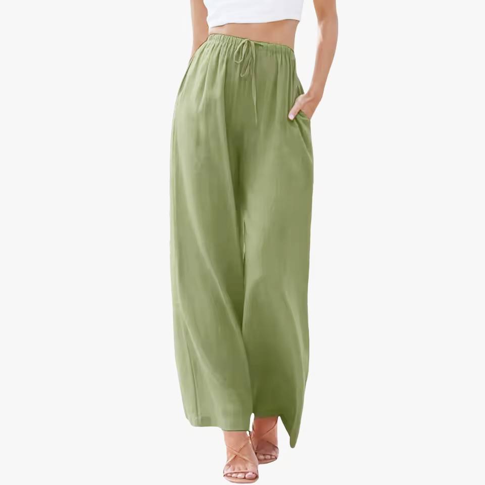 Charlotte | Elegant Cotton Trousers