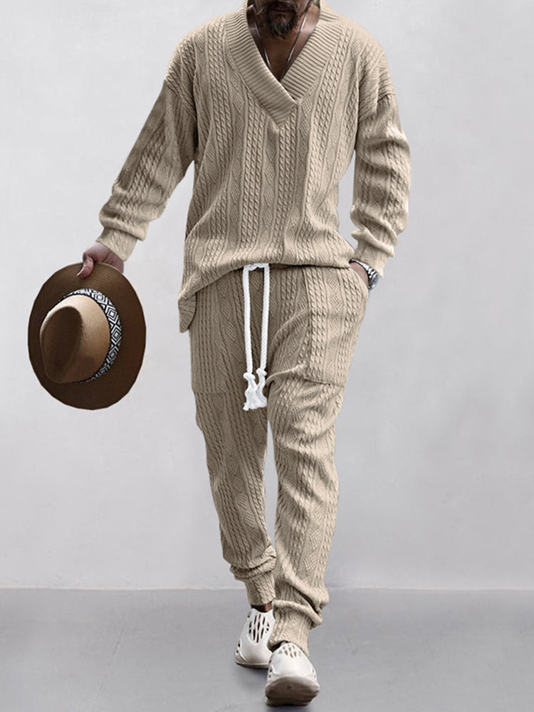 Cameron | Cable Knit Set