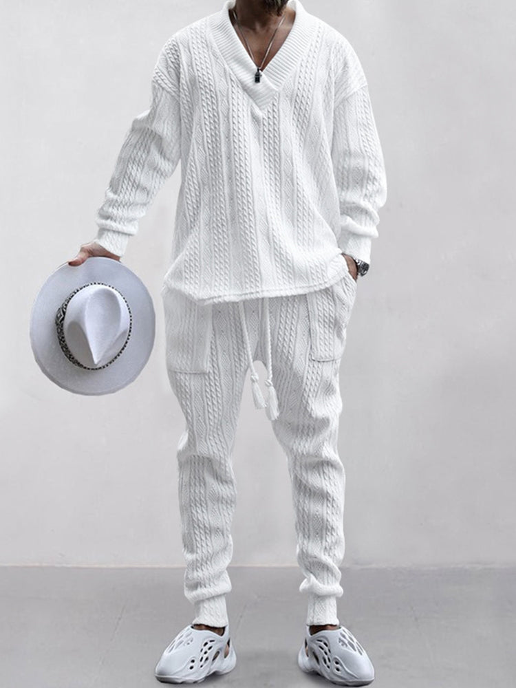 Cameron | Cable Knit Set