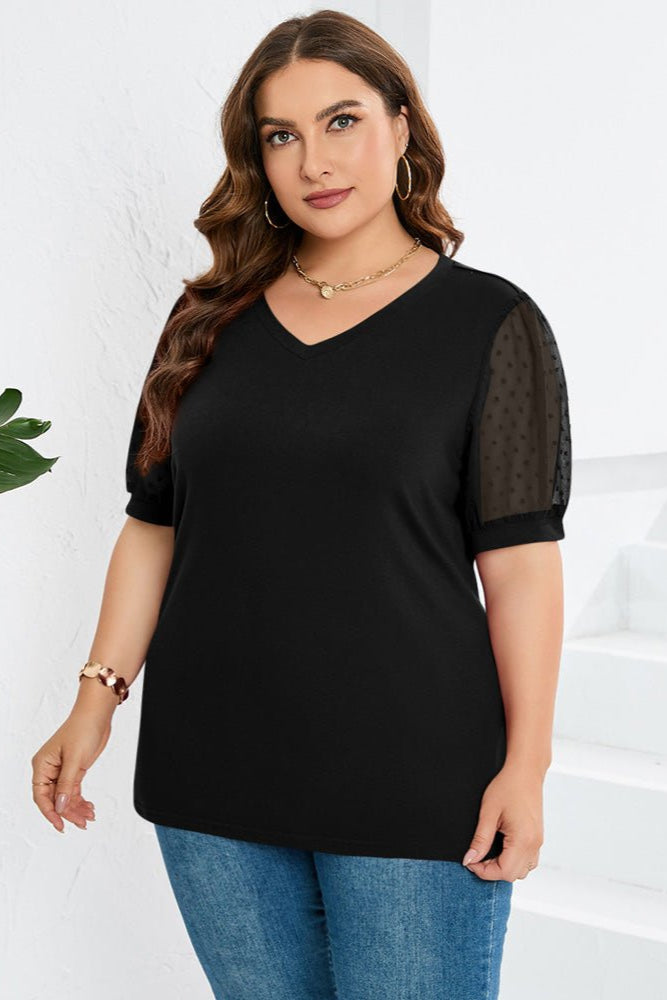 Aurora | Sleek V-Neck Blouse