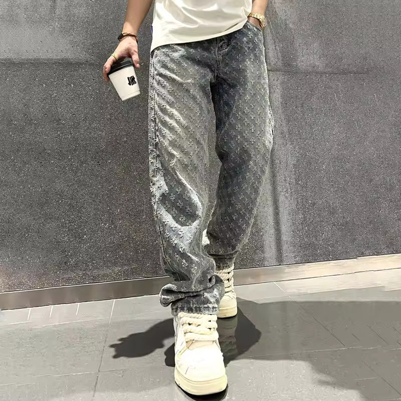 Zayden | Jacquard Denim Jeans