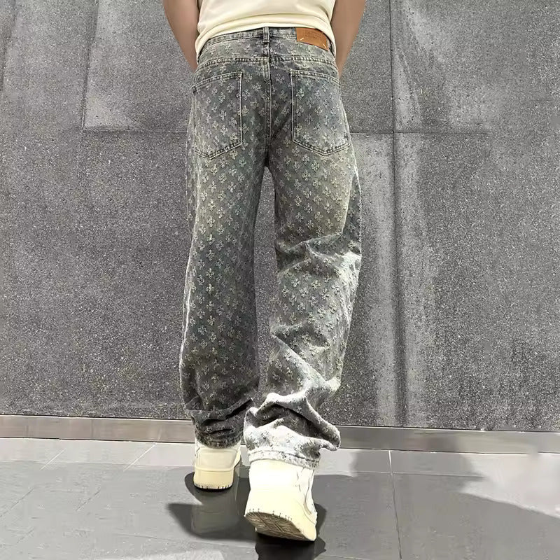Zayden | Jacquard Denim Jeans