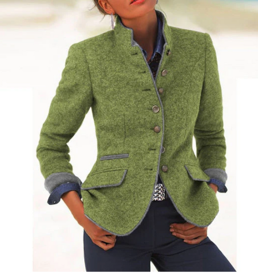 Oaklynn | Elegant Cardigan with High Collar