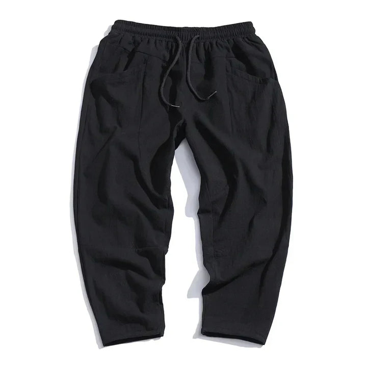 Abram | Cropped Linen Pants