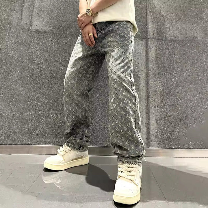 Zayden | Jacquard Denim Jeans