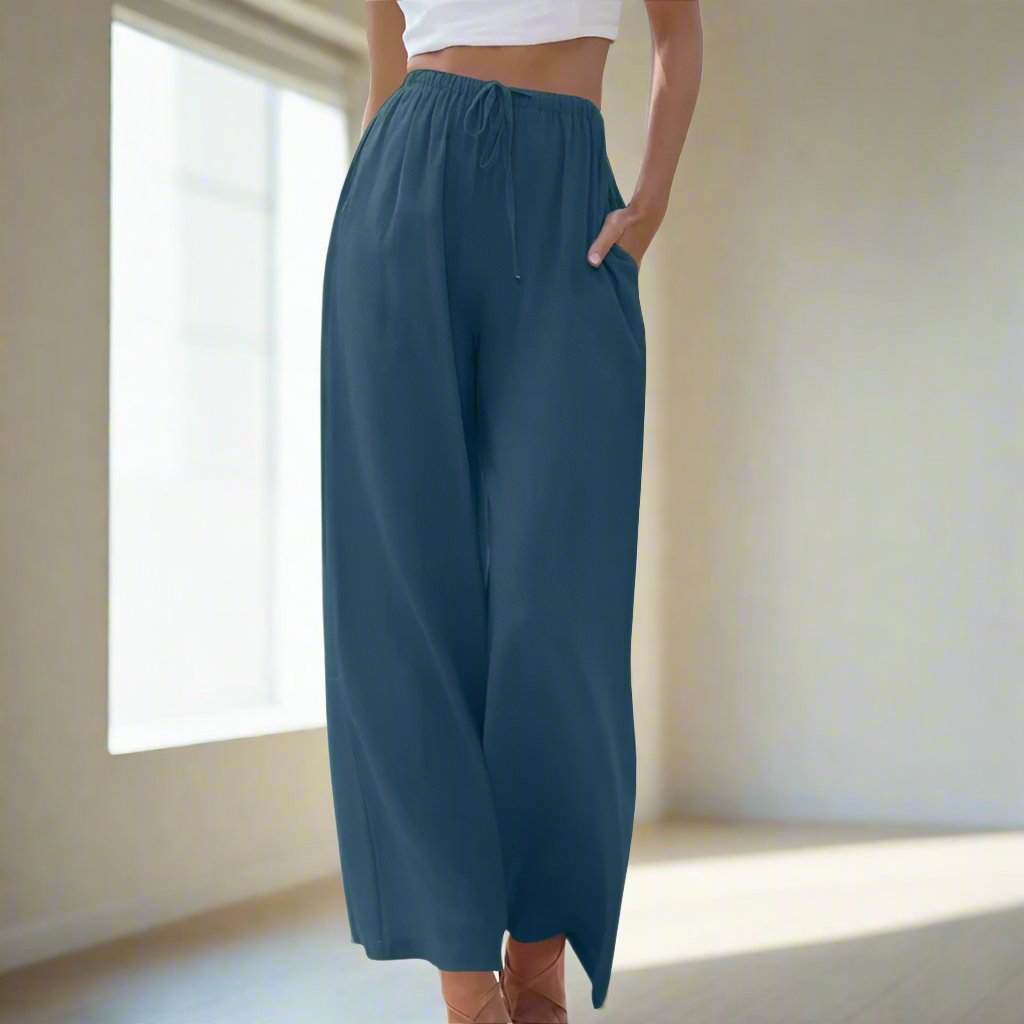 Charlotte | Elegant Cotton Trousers